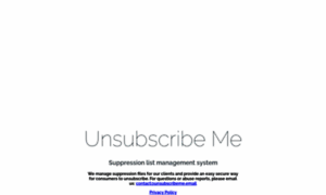 Unsubscribeme.email thumbnail