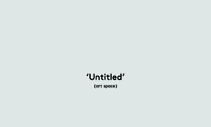 Untitledartspace.ca thumbnail