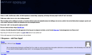 Untitledminimalism.com thumbnail