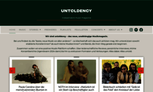 Untoldency.de thumbnail