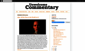 Unwelcomecommentary.blogspot.com thumbnail