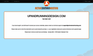 Upandrunningdesign.com thumbnail