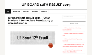 Upboard12thresult2019.co.in thumbnail