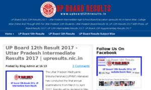 Upboard12thresults.in thumbnail