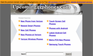 Upcoming4gphones.com thumbnail