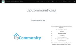 Upcommunity.org thumbnail