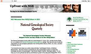 Upfront.ngsgenealogy.org thumbnail