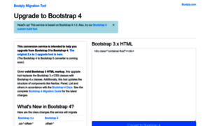 Upgrade-bootstrap.bootply.com thumbnail