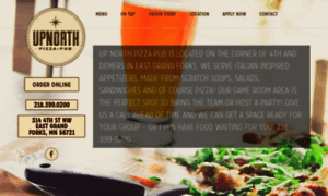 Upnorthpizzapub.com thumbnail