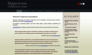 Uppercase-transcriptions.com thumbnail