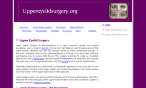 Uppereyelidsurgery.org thumbnail
