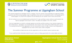 Uppinghamsummerschool.co.uk thumbnail