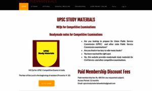 Upscstudymaterials.com thumbnail