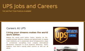 Upsjobs.employmentsapplication.com thumbnail