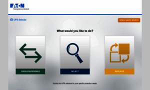 Upsselector.eaton.com thumbnail