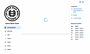 Uptownbarberstudioburlington.setmore.com thumbnail