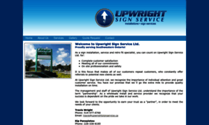 Upwrightsignservice.ca thumbnail