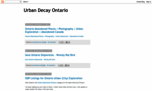 Urbandecayontario.blogspot.com thumbnail