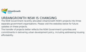 Urbangrowth.nsw.gov.au thumbnail