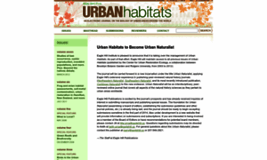 Urbanhabitats.org thumbnail
