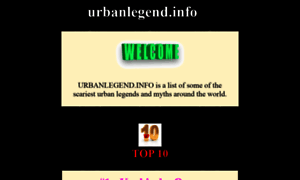 Urbanlegend.info thumbnail