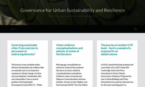 Urbansustainabilityresilience.wordpress.com thumbnail