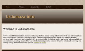 Urdumaza.info thumbnail