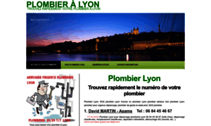 Urgence-plombier-lyon-annuaire.fr thumbnail
