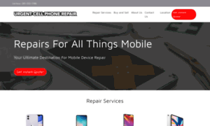 Urgentcellphonerepair.com thumbnail