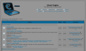 Urlforum.cheatengine.org thumbnail