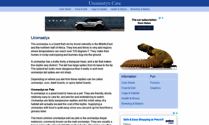 Uromastyxcare.com thumbnail