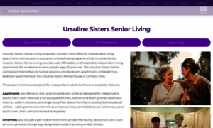 Ursulinesistersseniorliving.org thumbnail