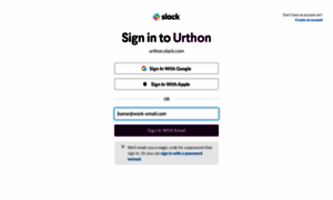 Urthon.slack.com thumbnail