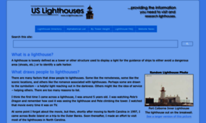 Us-lighthouses.com thumbnail