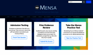 Us.mensa.org thumbnail