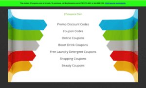 Usa.27coupons.com thumbnail