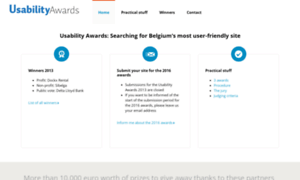 Usability-awards.be thumbnail