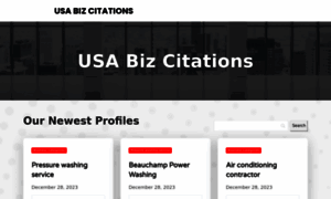 Usabizcitations.com thumbnail