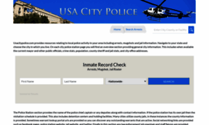 Usacitypolice.com thumbnail