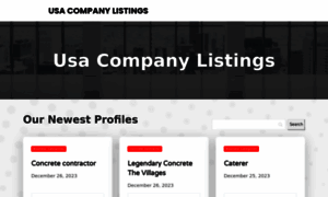 Usacompanylistings.com thumbnail