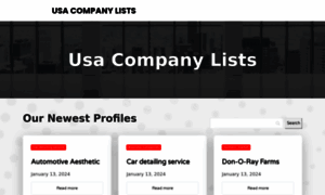 Usacompanylists.com thumbnail