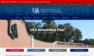 Usadev.southalabama.edu thumbnail