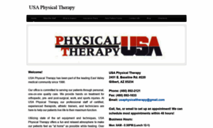 Usaphysicaltherapygilbert.com thumbnail