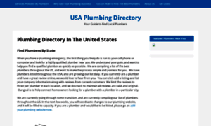 Usaplumbingdirectory.com thumbnail