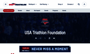 Usatriathlonfoundation.org thumbnail