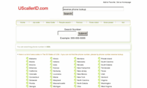 Uscallerid.com thumbnail