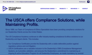 Uscomplianceacademy.com thumbnail