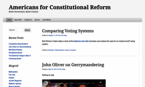 Usconstitutionalreform.wordpress.com thumbnail