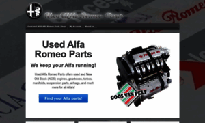 Used-alfa-romeo-parts.com thumbnail