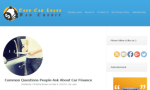 Used-car-loans-bad-credit.com thumbnail